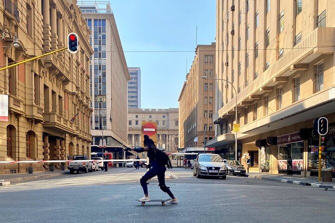 Exploring Johannesburg through Skateboarding - incl. skate lesson for beginners! - Finishing in Newtown’s arts and culture district