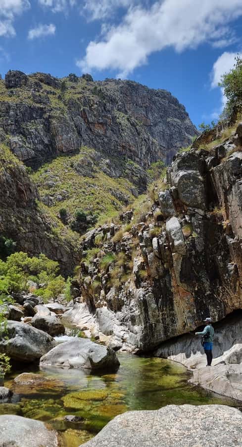 Fly Fishing in Cape Town - Lunch beside the river