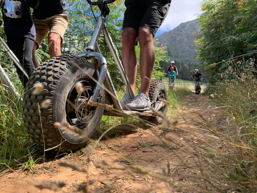Franschhoek: Downhill Scooter Tour - Returning by jeep and what is included