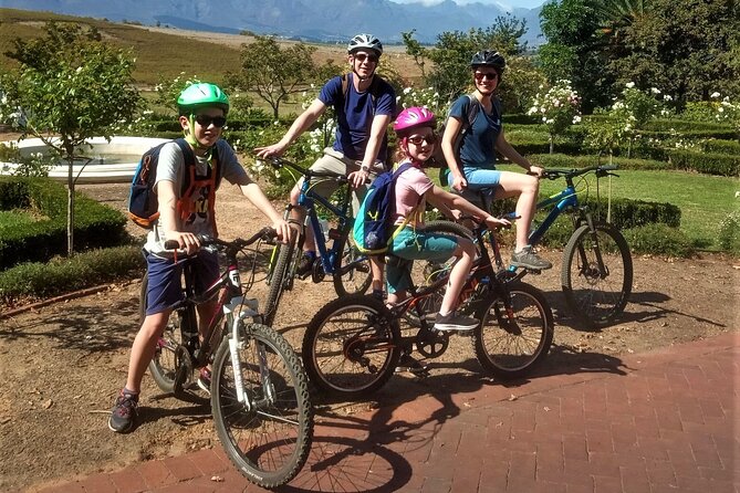 Franschhoek Family Cycle Tour - Rickety Bridge Wine Estate: the first tasting stop