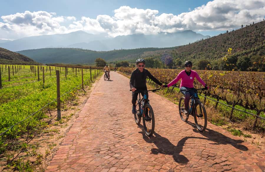 Franschhoek: Private E-bike Ride & Wine Experience - Grand Provence combines wine, art, and a polished first stop