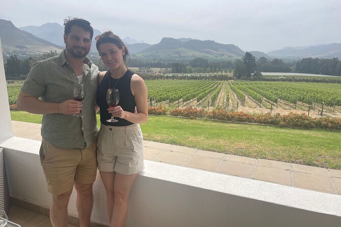 Franschhoek Shared E-Bike and Wine Tour - The Huguenot Memorial Monument adds local context