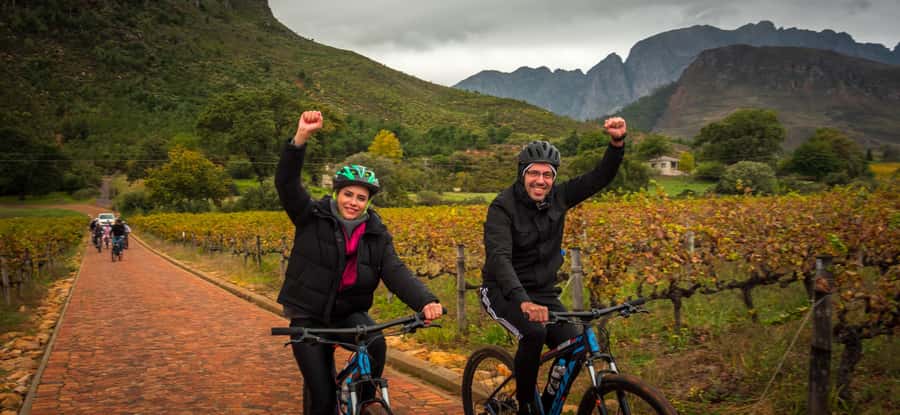 From Cape Town: Franschhoek Vineyards Bike Tour with Lunch - Key points at a glance