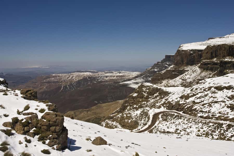 From Underberg: Extended Lesotho Day Tour - 9.5hrs - Black Mountain and views toward Thabana Ntlenyana
