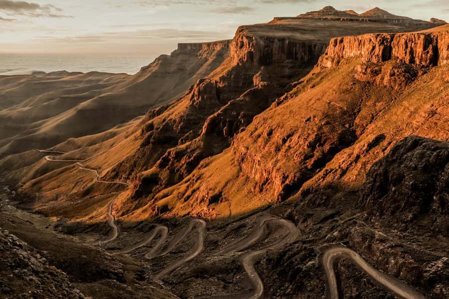 From Underberg: Sani Pass Private Day Tour - The return route down Sani Pass