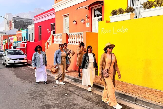 Full Day Cape Peninsula, Bo Kaap & Penguins Small Group Tour - Maiden’s Cove frames the Atlantic coast