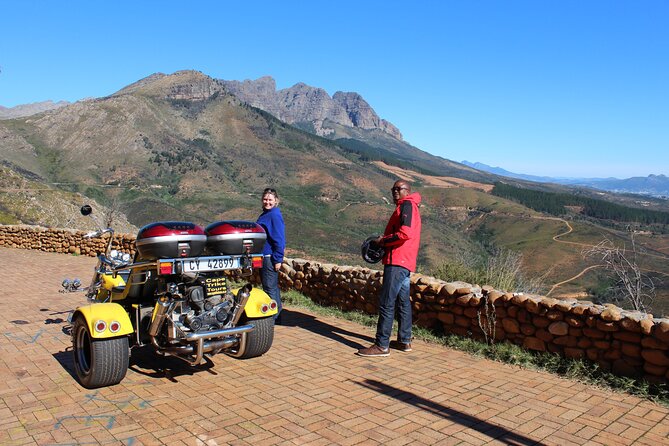 Full day Ceres and Bainskloof trike tour. - Leaving Cape Town for Du Toits Kloof