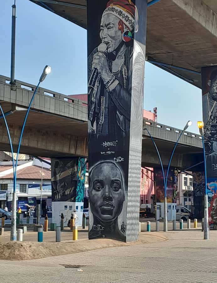 Full Day Soweto, Johannesburg and Apartheid Museum Tour - Maboneng shows a different kind of city change