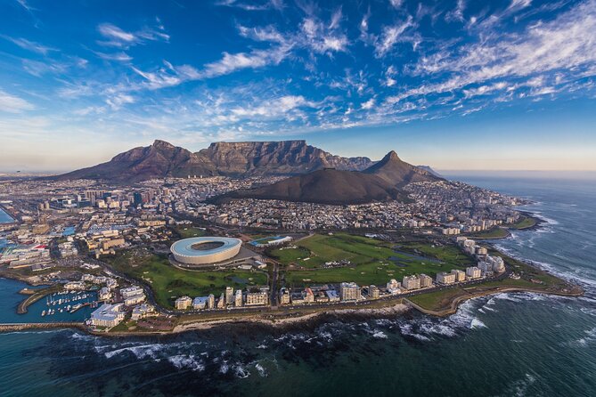 Full Peninsula Scenic Helicopter Flight with Free Boat Cruise - Table Mountain and the Twelve Apostles