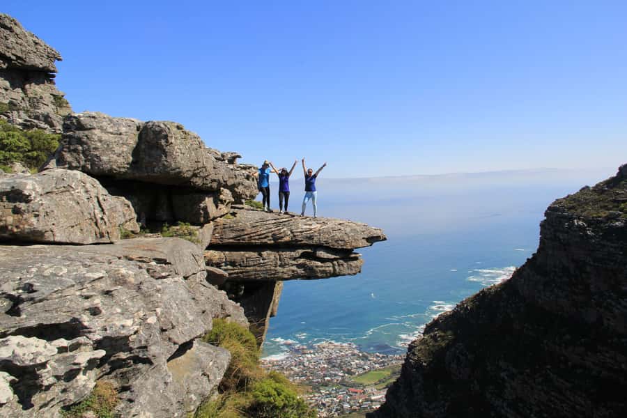 Guided Table Mountain Hike – Kasteelspoort Scenic Route - Climbing Kasteelspoort to Breakfast Rock