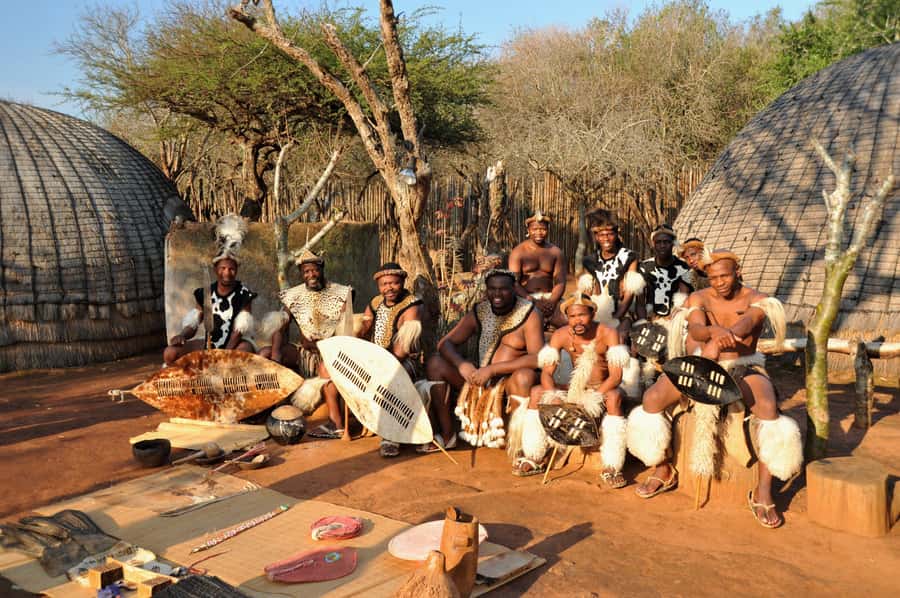 Half Day Durban City Tour and Phezulu Safari Park - Zulu dancing, huts, and traditional life at Phezulu