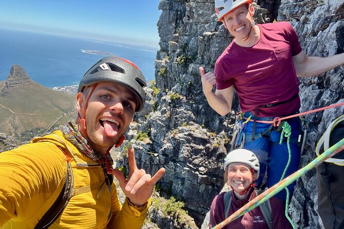 Half-Day Rock-Climbing on Table Mountain - Starting at Table Mountain’s upper slopes
