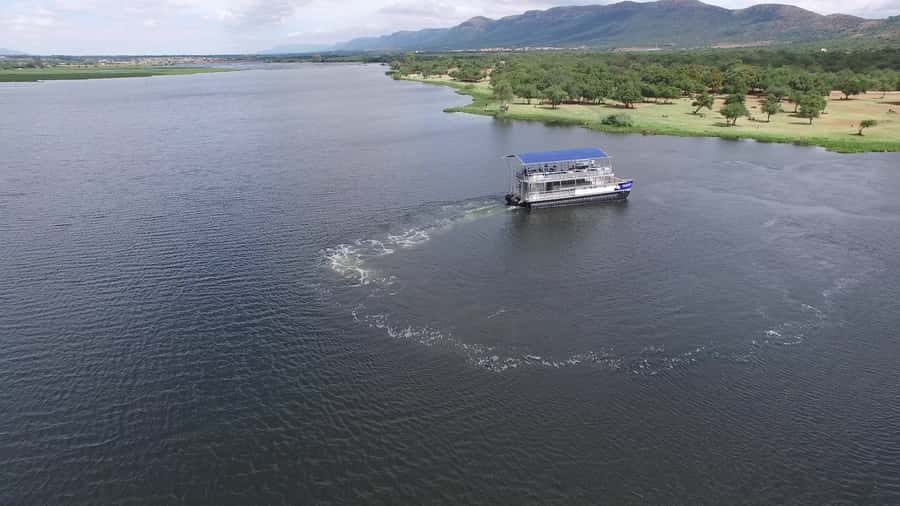 Hartbeespoort: 2-Hour Dam Cruise with South African Food - Arriving at Kommando Nek Nature Reserve