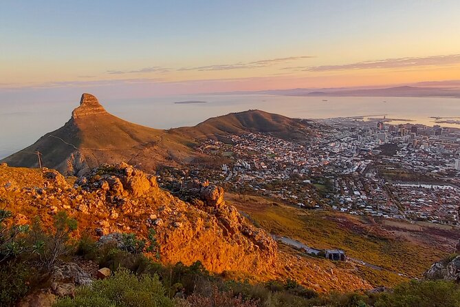 Hiking Table Mountain at sunrise Platteklip Gorge Morning Hike - Starting beneath the cableway before daylight