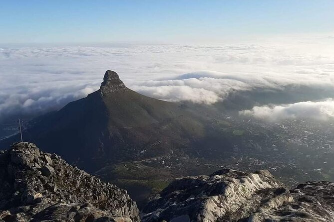 Hiking Table Mountain at sunrise Platteklip Gorge Morning Hike - Reaching Table Mountain as the city wakes