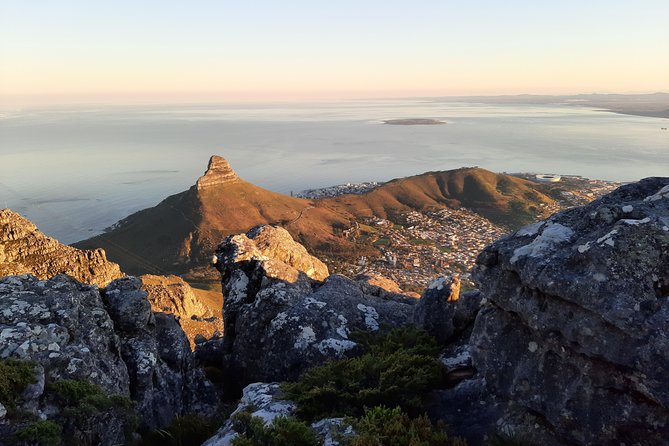 Hiking Table Mountain sunrise via Platteklip Gorge Morning Hike - Reaching the summit as Cape Town wakes