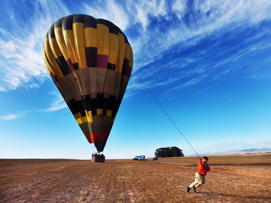 Hot air Balloon and Cape Winelands Private guided tour - Delaire Graff brings art and mountain views