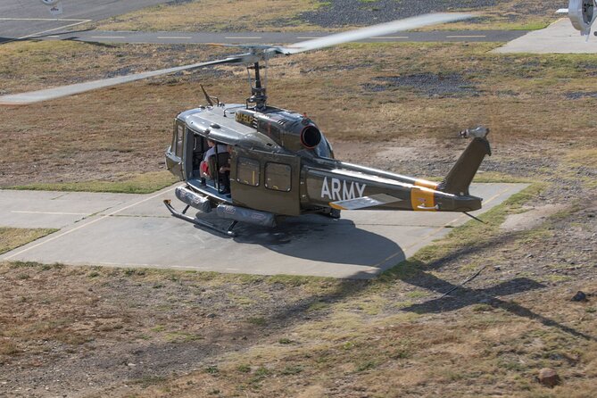 Huey Army Helicopter Adventure Flight in Cape Town - Meeting the Huey at the Victoria & Alfred Waterfront