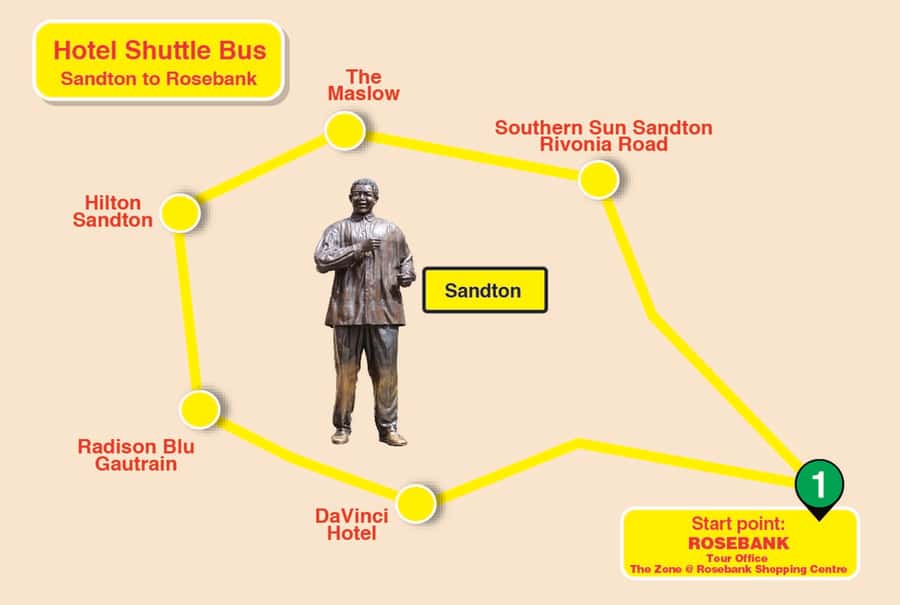 Johannesburg: Hop-On Hop-Off Bus with Optional Soweto Tour - Downtown Johannesburg and the mining district