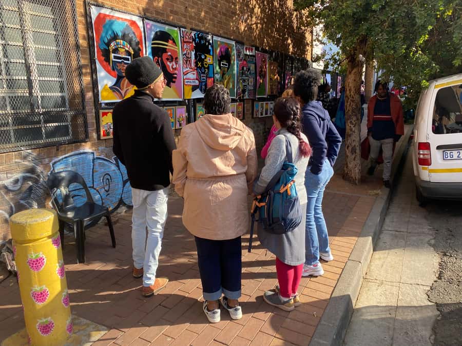 Johannesburg: Street Art and Culture in Maboneng! - Walking the route and reaching the viewpoint