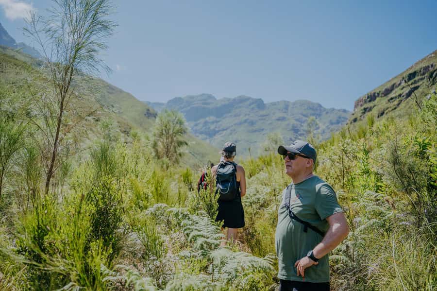 Jonkershoek: Waterfall Hike and 4x4 Safari Ride - Starting at Lanzerac Deli in Stellenbosch