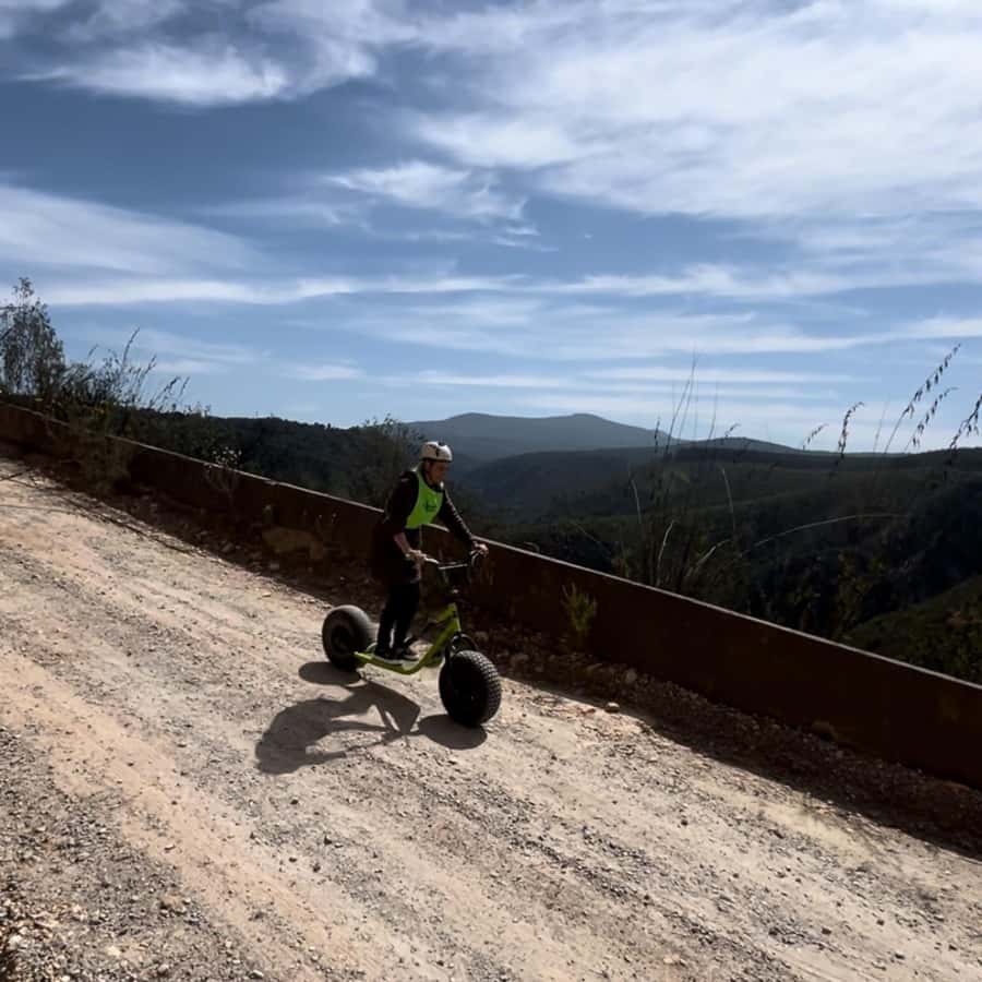 Knysna: Downhill Forest Scootour Adventure - Riding the sweeping bends