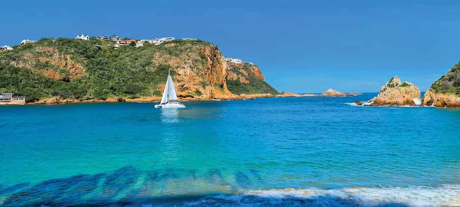 Knysna: Luxury Sunset Cruise with Captain's Barbeque - Setting off from Thesen Island