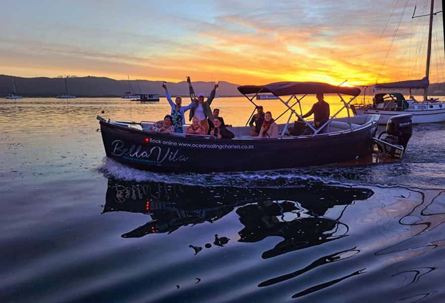 Knysna: Sunset Lagoon Cruise - Approaching the Knysna Heads
