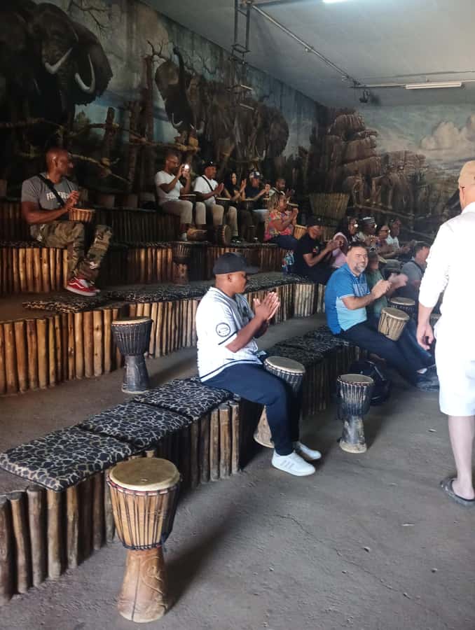 Lesedi Cultural Village: a cultural tour - A welcome with song, juice, and drums