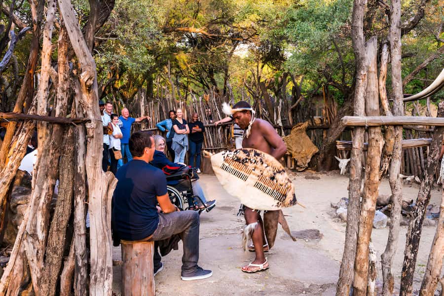 Lesedi Cultural Village with lunch or dinner cultural food - What Lesedi Cultural Village is trying to show