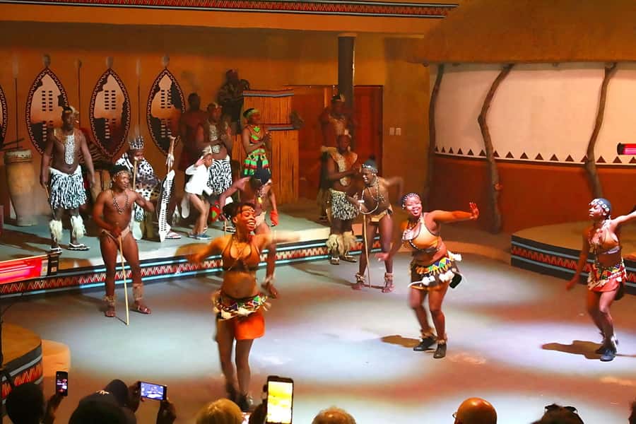 Lesedi Cultural Village with lunch or dinner cultural food - Starting with drums, singing, and a friendly welcome