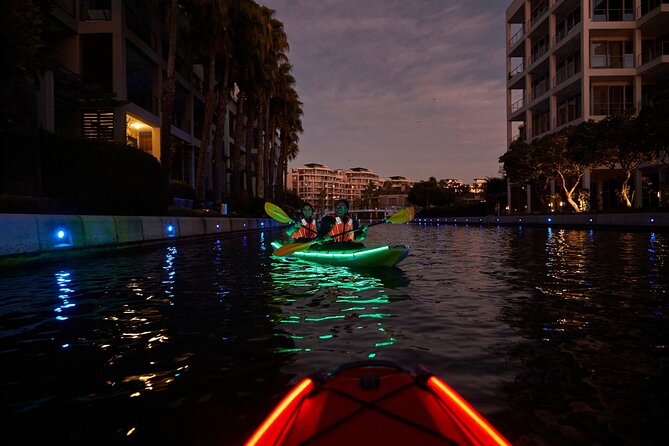 Night Kayaking in Battery Park V&A Waterfront - Getting ready with a kayak, paddle, and PFD