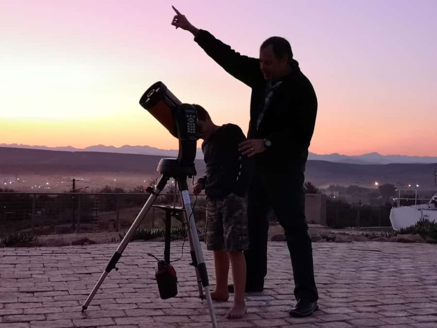 Oudtshoorn: Celestial Stargazing with Telescope and Guide - What the one-hour itinerary feels like