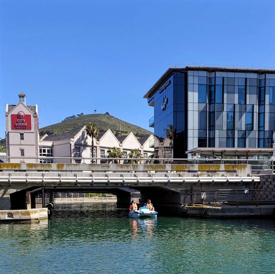 Pedal Boat Ride V&A Waterfront - Cape Town - Finding the launch site at the V&A