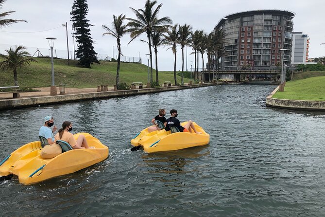 Pedal Boat Rides on Durban Point Waterfront Canals - The 30-minute route through Point Waterfront