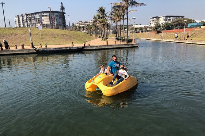 Pedal Boat Rides on Durban Point Waterfront Canals - What the price really gives you