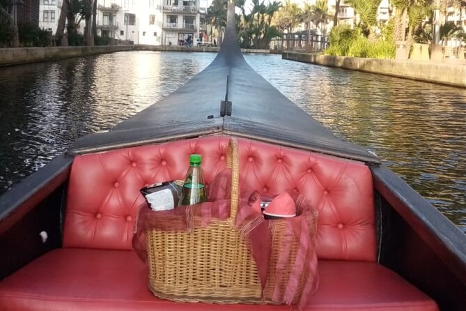 Picnic Gondola Boat Ride at Durban Point Waterfront Canal - The picnic basket and its local meaning