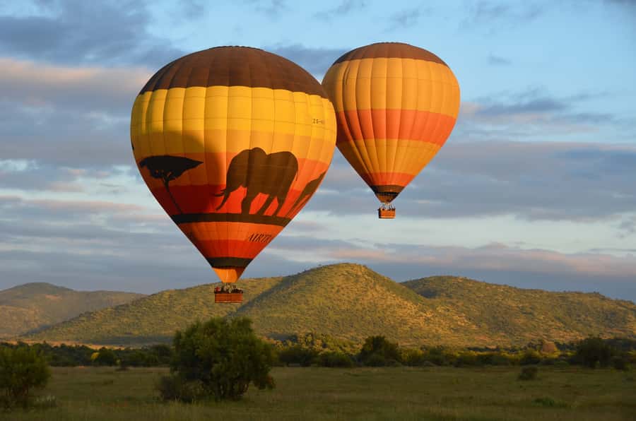 Pilanesberg National Park/Sun City Hot Air Balloon Safari - The early pickup and ride through Pilanesberg