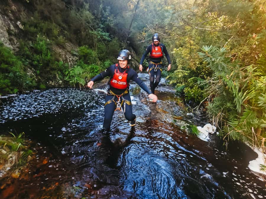 Plettenberg Bay: Canyoning Trip - The Rush waterfall abseil