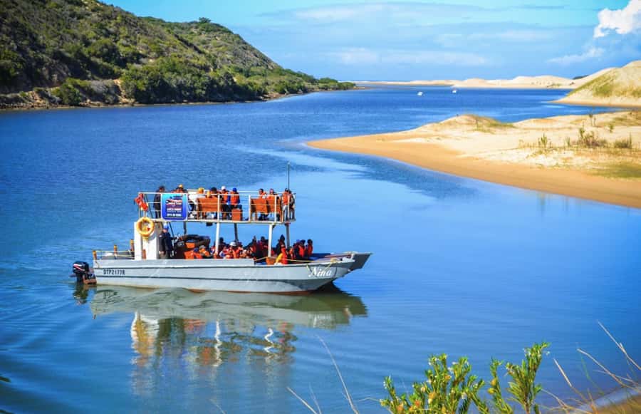 Port Elizabeth: River Cruise on the Sundays River - The Alexandria Coastal Dune field from the water