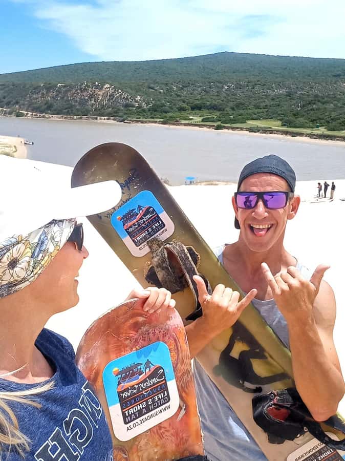 Port Elizabeth: Sandboarding with Short Boat Trip - The safety question you should not skip