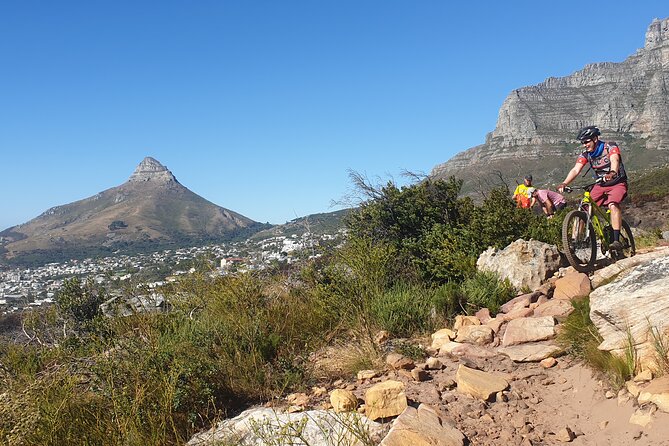 Private E-Bike Cape Town MTB Trails with a Pro - Who will enjoy this most