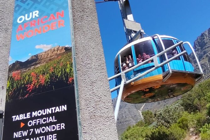 Private Tour:,Table Mountain ,Cape of Good hope & Penguins colony - Table Mountain and the cable car views
