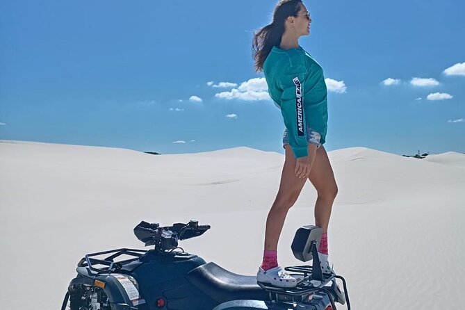 Quad bike in the Atlantis sand dunes Cape Town - Why Atlantis Dunes makes a memorable ride