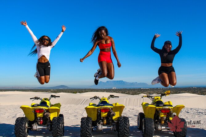 Quad bike in the Atlantis sand dunes Cape Town - Climbing the 50-meter dunes