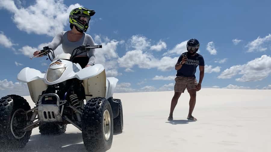 Quad Biking Atlantis Dunes - The guide can shape the experience
