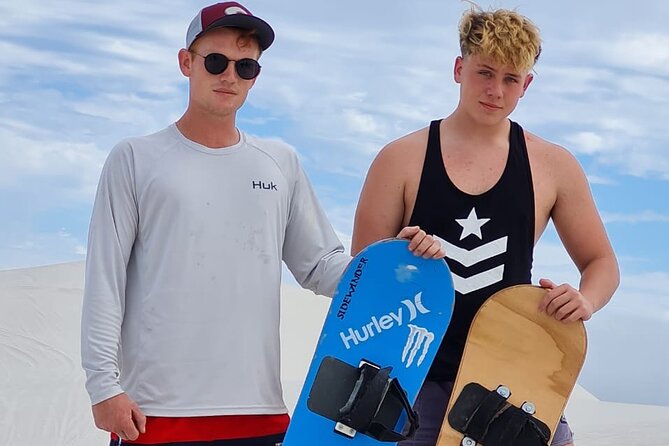 quadbiking and sandboarding combo - Switching from four wheels to a board
