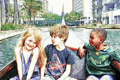 Relaxing Gondola Boat Ride on the Durban Point Waterfront Canal