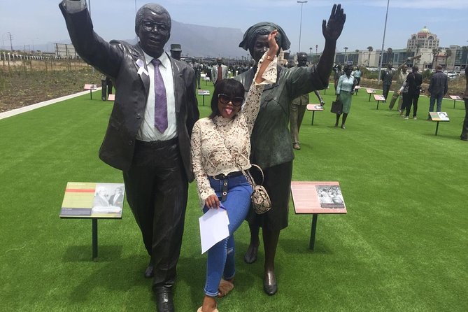 Robben Island and Long Walk To Freedom Historical Full day Tour. - The Long March to Freedom’s bronze timeline