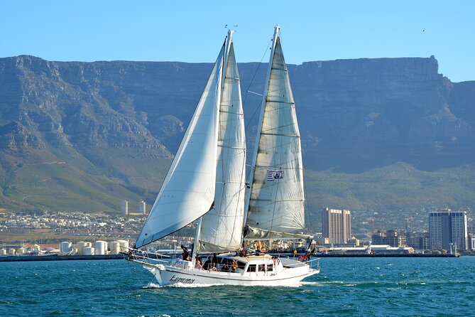 Sailing in Table Bay Cape Town aboard a Classic Schooner - Setting out from the V&A Waterfront